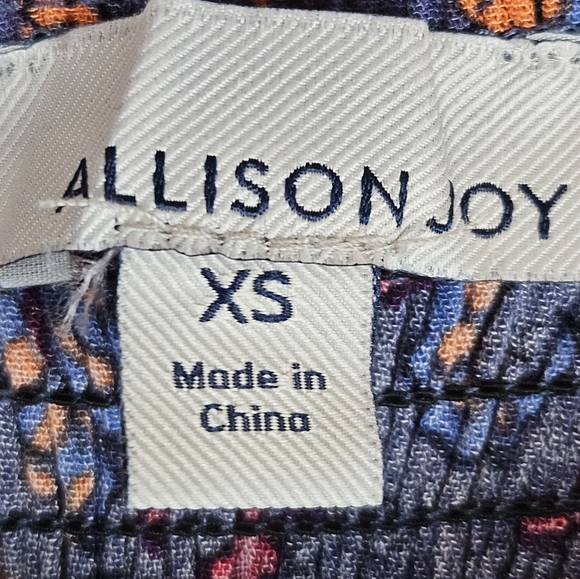 Allison Joy by Evereve Wide-legged Jumpsuit Cropped Size XS A0917 - Picture 5 of 11